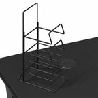 Escritorio gaming con patas en forma de K negro 110x60x75 cm