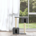 Rascador para gatos con postes de sisal 60 cm crema