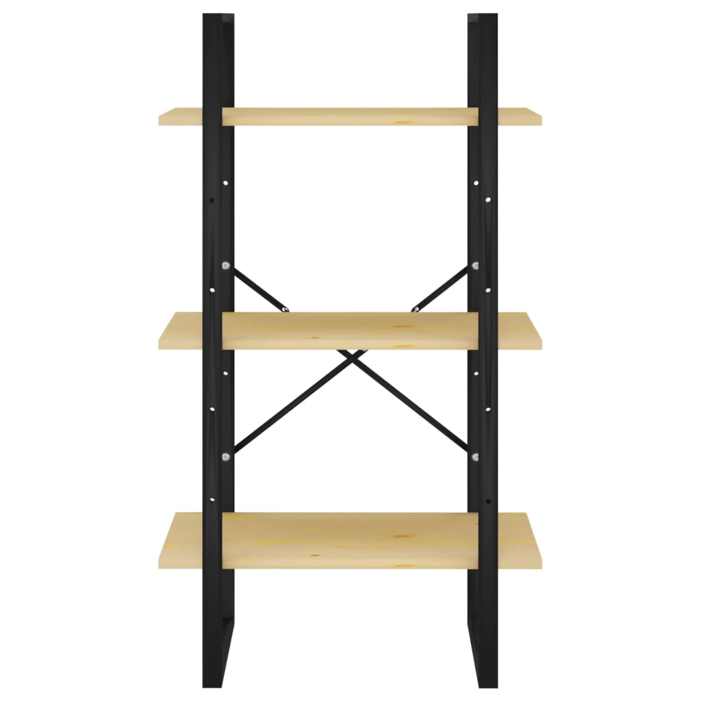 Estantería de almacenaje madera maciza de pino 60x30x105 cm
