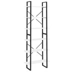Armario alto madera contrachapada blanco 80x30x210 cm