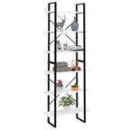 Armario alto madera contrachapada blanco 80x30x210 cm