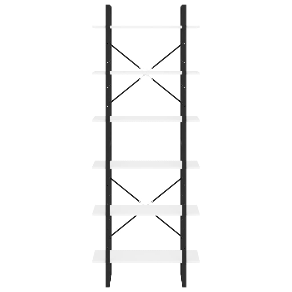 Armario alto madera contrachapada blanco 80x30x210 cm