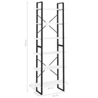 Armario alto madera contrachapada blanco 80x30x210 cm