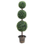 Planta de Boj artificial con macetero verde 100 cm