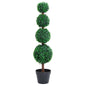 Planta de Boj artificial con macetero verde 100 cm