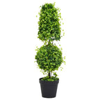 Artificial Boxwood Plant with Green Planter 100 cm