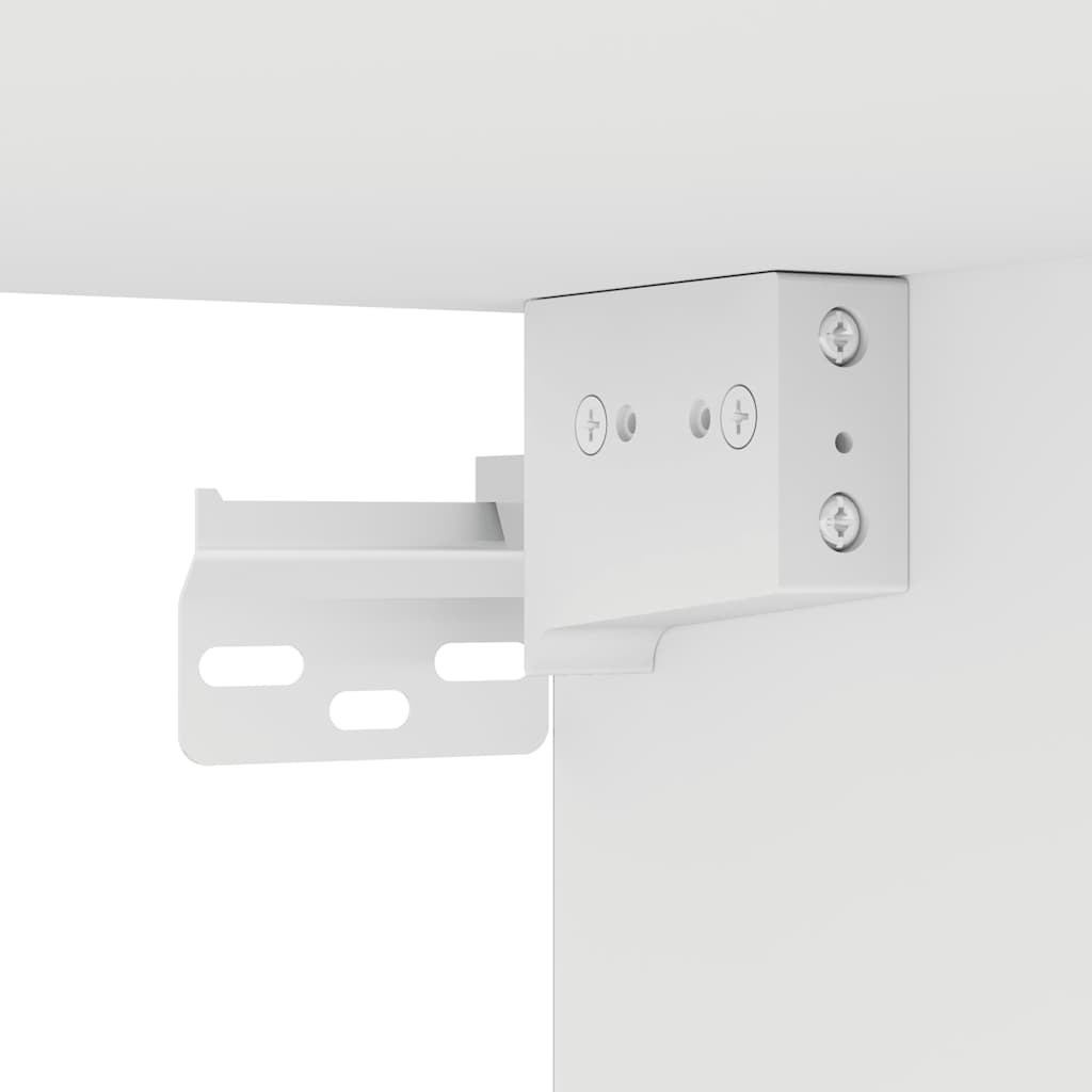 Juego de mueble para TV de 10 piezas aglomerado blanco