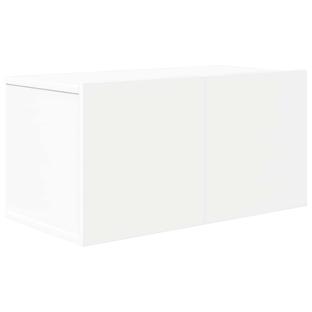 Juego de mueble para TV de 10 piezas aglomerado blanco