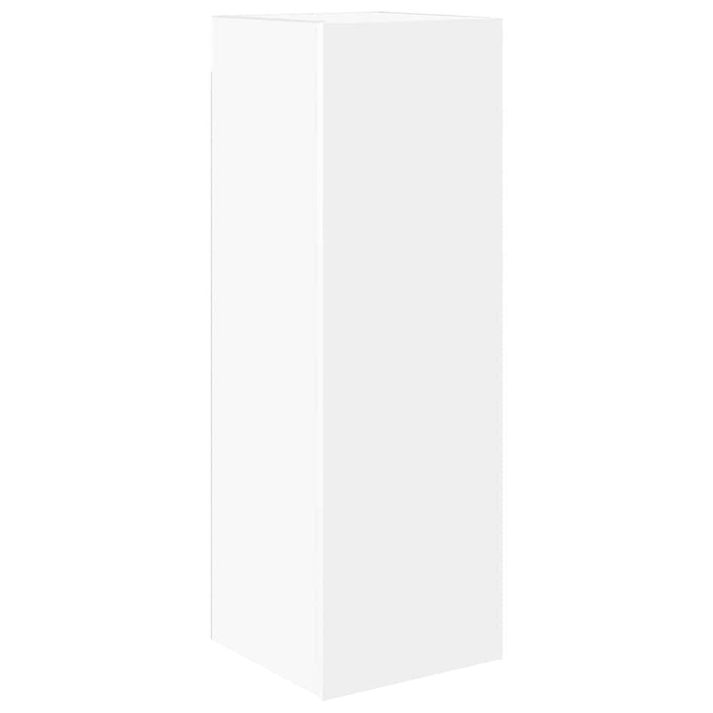 Juego de mueble para TV de 10 piezas aglomerado blanco