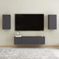 Juego de mueble para TV de 10 piezas aglomerado blanco