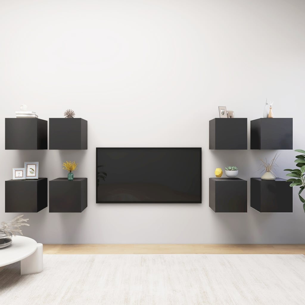 Mueble para TV VIKEN madera de ingeniería blanco