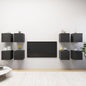 Mueble para TV VIKEN madera de ingeniería blanco
