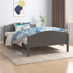 Estructura cama extensible sin colchón metal negro 80x130/200cm