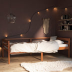 Estructura cama extensible sin colchón metal negro 80x130/200cm