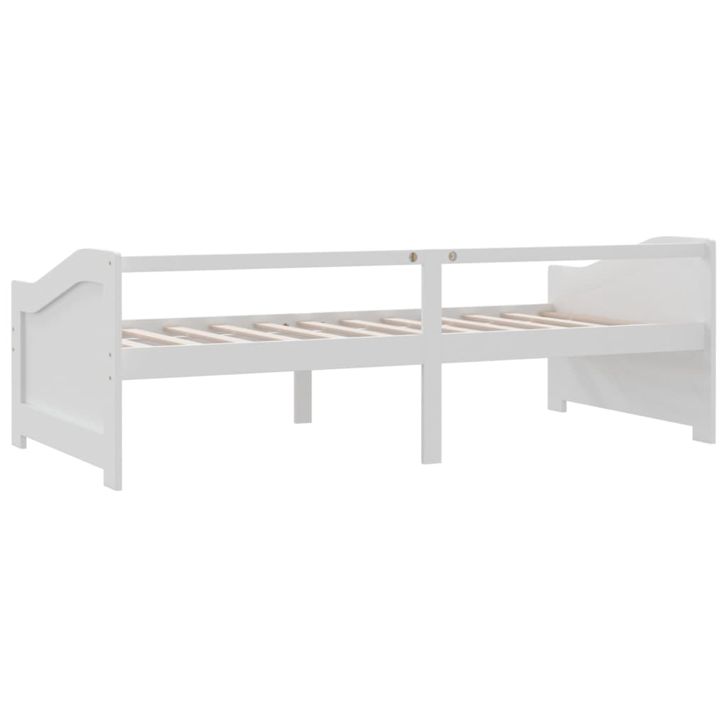 Sofá cama de 3 plazas sin colchón blanco 90x200 cm
