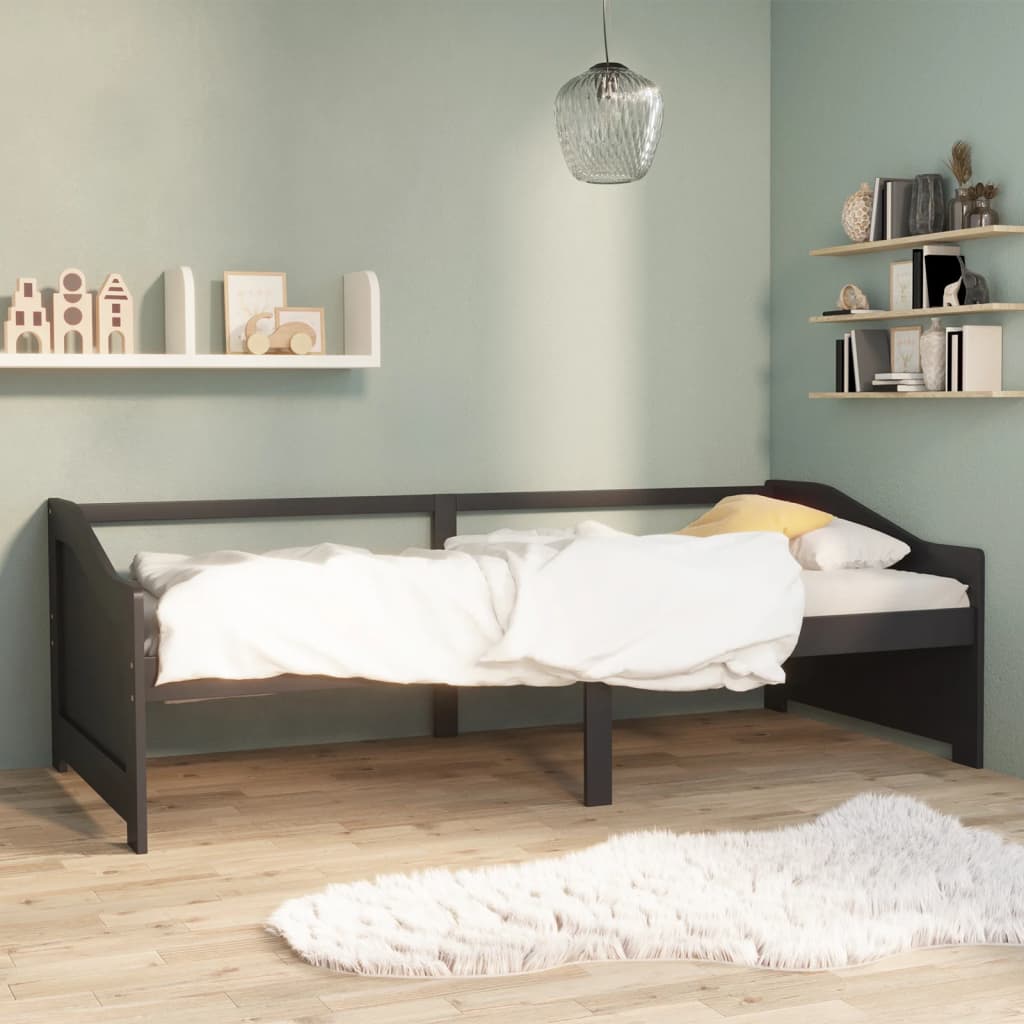 Sofá cama de 3 plazas sin colchón blanco 90x200 cm