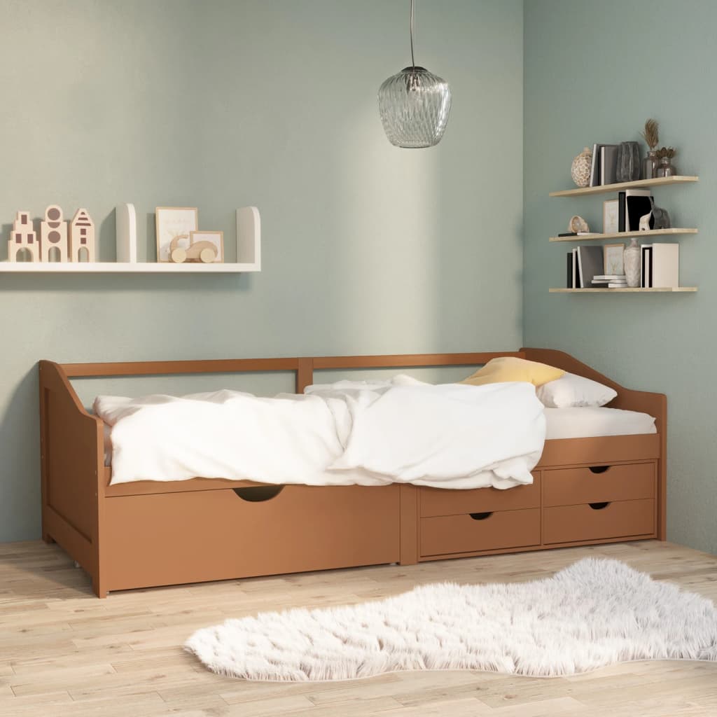 Sofá cama de 3 plazas sin colchón blanco 90x200 cm