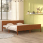 Cama con cajones y colchón madera maciza pino blanca 160x200 cm