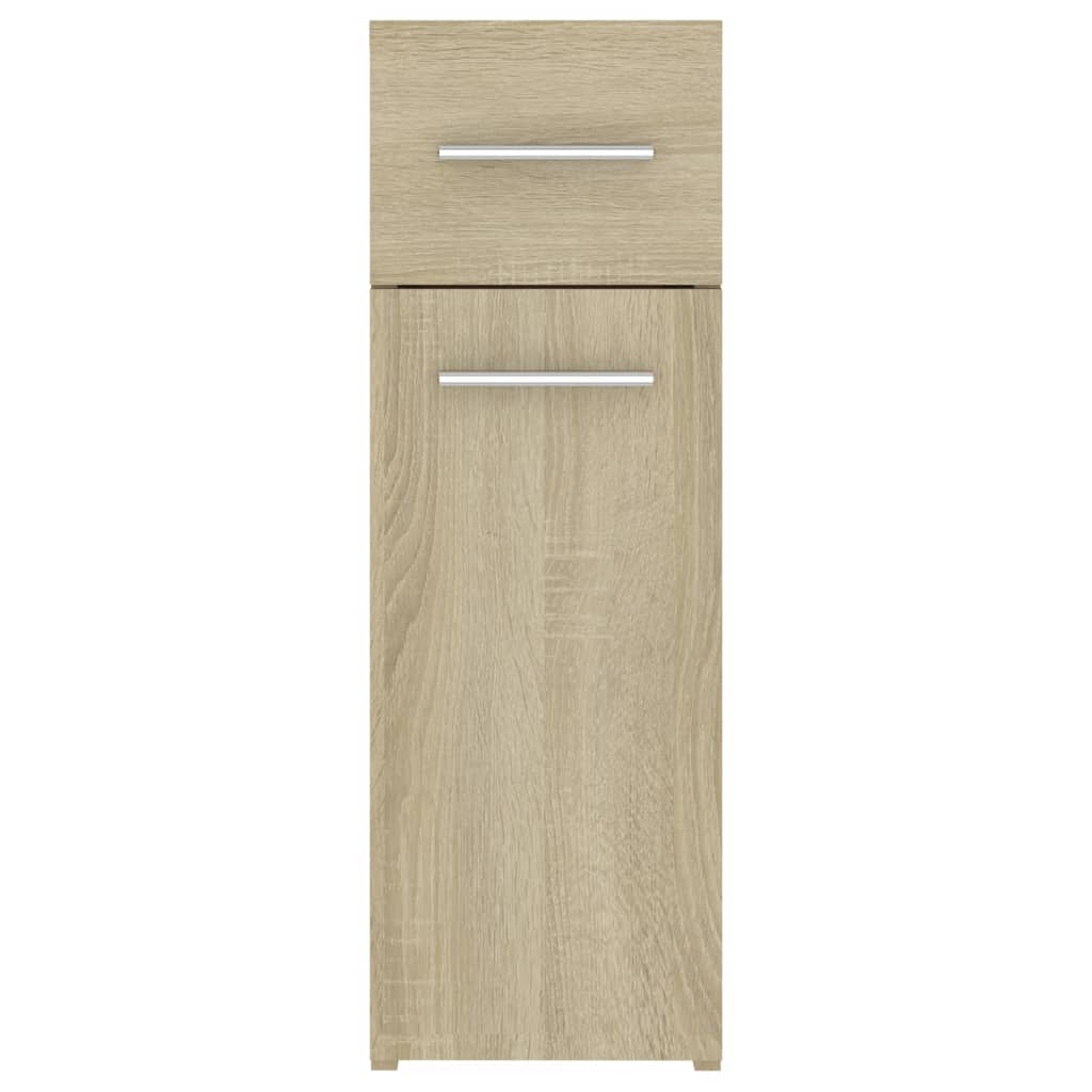 Armario boticario madera contrachapada color roble 20x45,5x60cm
