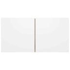 Mueble de salón colgante blanco y roble Sonoma 60x30x30 cm