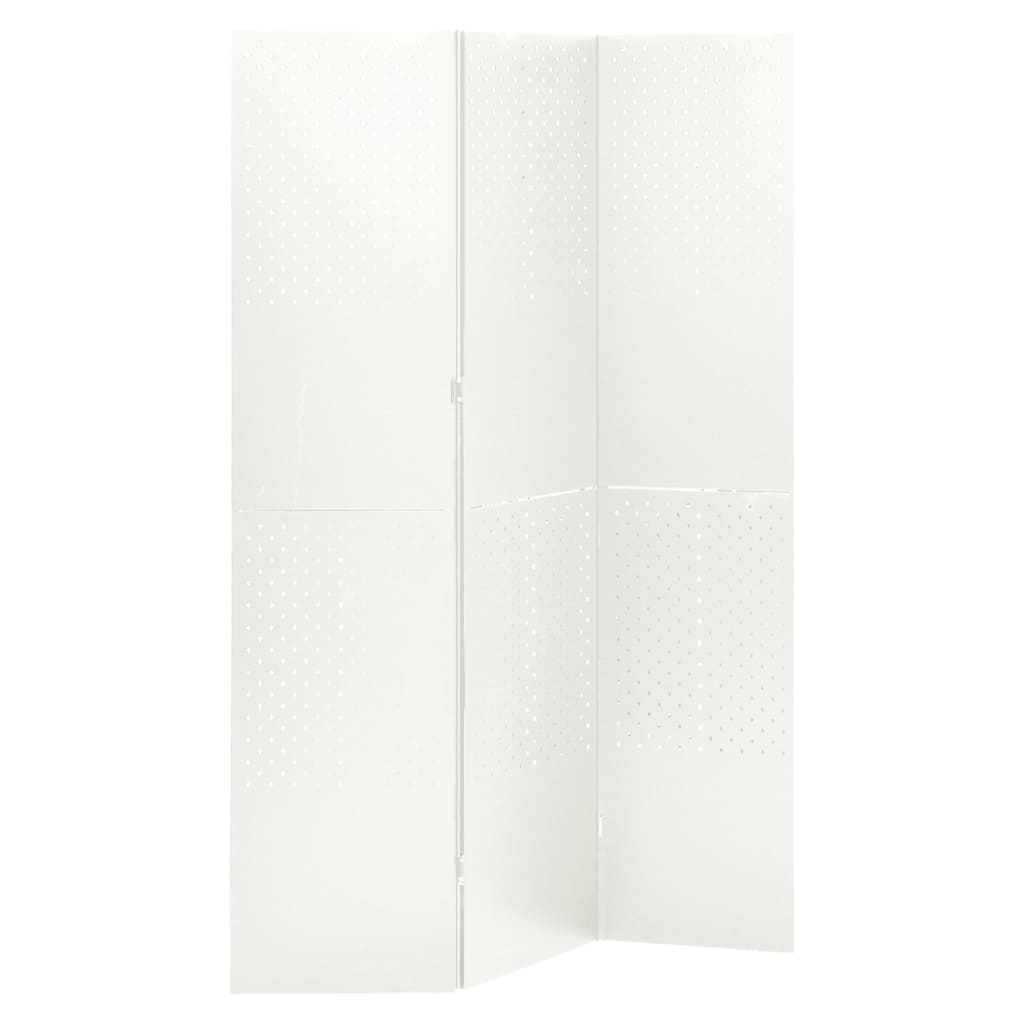 Biombo divisor de 3 paneles acero antracita 120x180 cm
