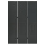 Biombo divisor de 3 paneles acero antracita 120x180 cm