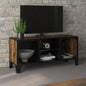 TV cabinet metal and grey MDF 105x36x47 cm