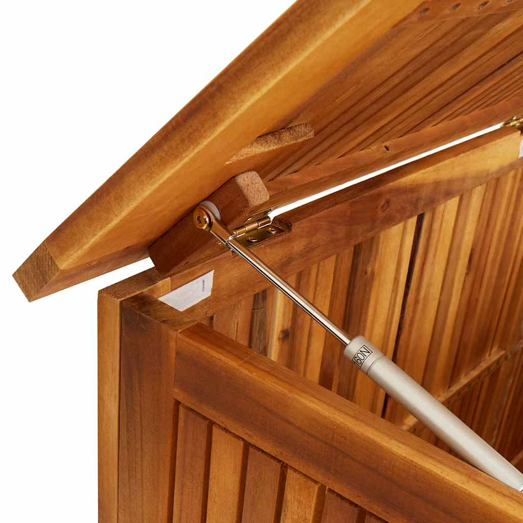 Caja de almacenaje de jardín madera maciza acacia 150x50x58 cm