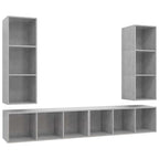 | Mueble de TV de Pared | 4 pcs 37 x 37 x 107.5 cm