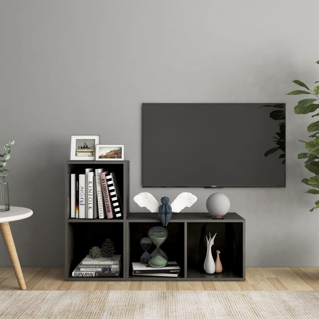 | Gabinete de TV | 3 pcs 37 x 35 x 107.5 cm