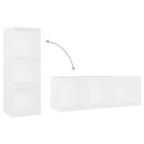 | Gabinete de TV | 3 pcs 37 x 35 x 107.5 cm