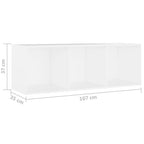 | Gabinete de TV | 3 pcs 37 x 35 x 107.5 cm