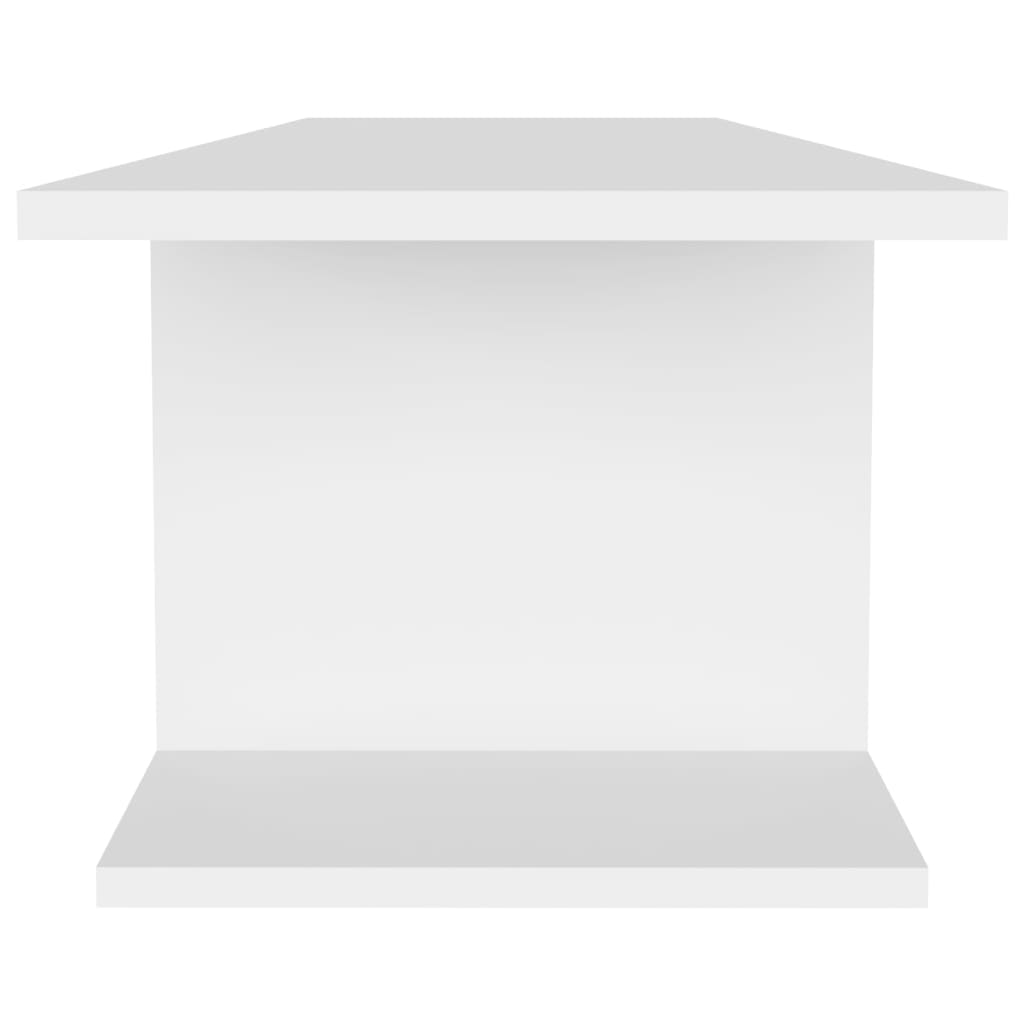 Mueble de pared para TV blanco 103x30x26,5 cm