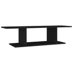 Mueble de TV de pared negro 103x30x26,5 cm