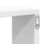 Estante cubo de pared 2 uds madera contrachapada 100x15x30 cm