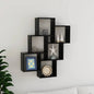 Estante cubo de pared contrachapado blanco brillante 78x15x93cm