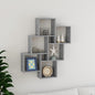 Estante cubo de pared contrachapado blanco brillante 78x15x93cm