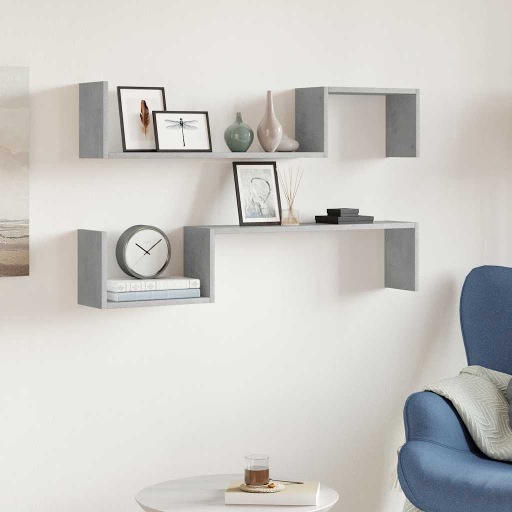Estante flotante de pared blanco y roble MDF 90x23,5x3,8 cm
