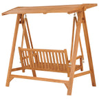 Banco balancín de madera maciza de teca 174 cm