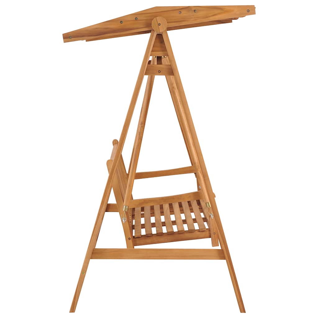 Banco balancín de madera maciza de teca 174 cm