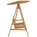 Banco balancín de madera maciza de teca 174 cm