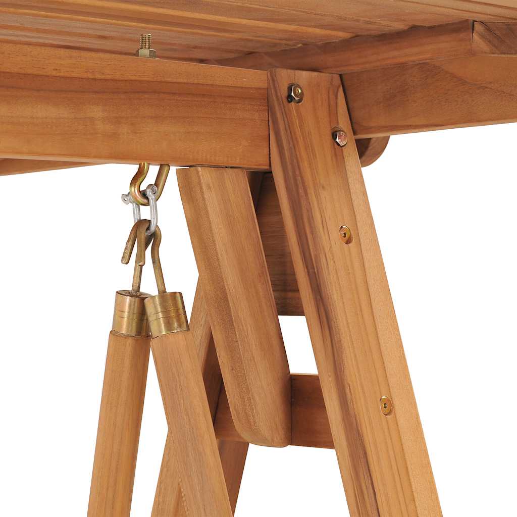 Banco balancín de madera maciza de teca 174 cm