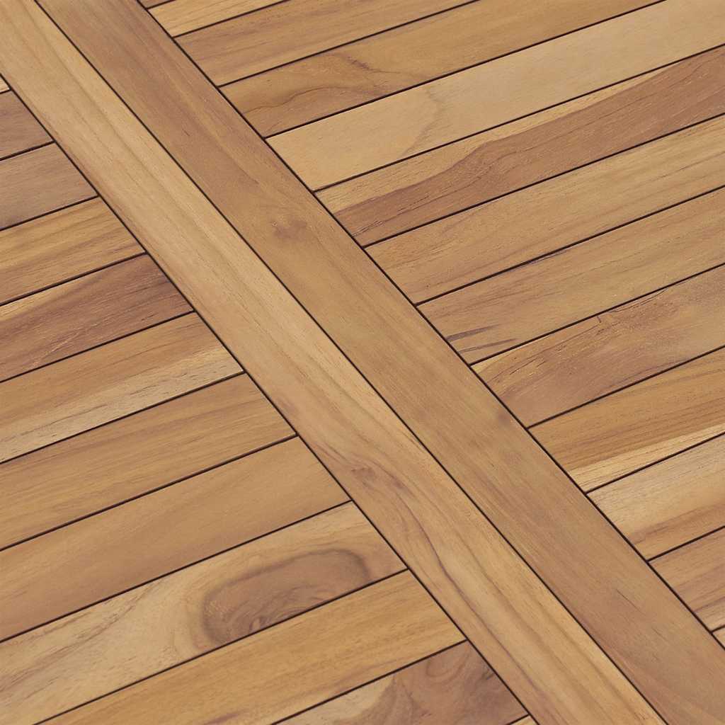 Mesa de comedor de jardín madera maciza de teca 120x70x77 cm