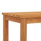 Banco de jardín de madera maciza de teca 180 cm