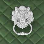 Silla de comedor de terciopelo verde oscuro