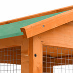 Jaula para pájaros madera maciza de abeto 68x62x166 cm