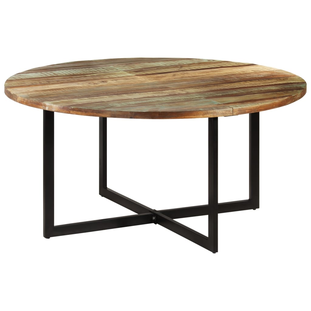 Mesa de comedor de madera maciza de mango 150x73 cm
