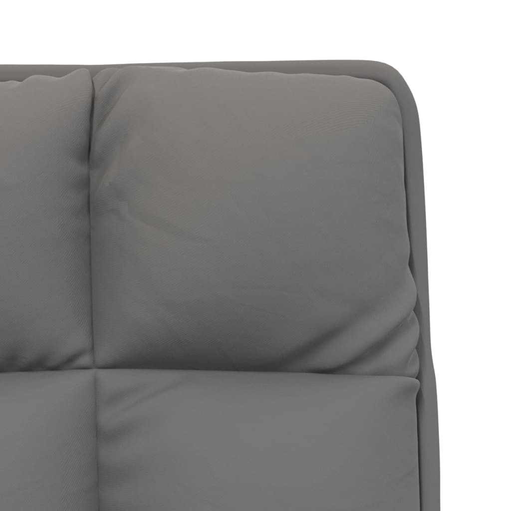 Silla con estructura de metal terciopelo gris claro