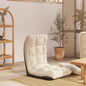 Silla de suelo plegable de tela azul