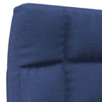 Silla de suelo plegable de tela azul